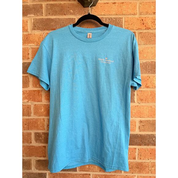 Simply Southern Tops - Simply Southern Beach Time Blue Graphic TEE Size M NWT